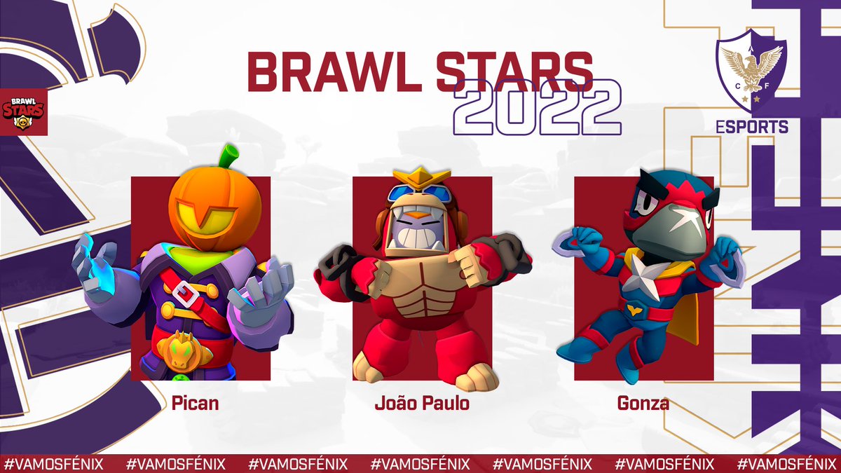Presentación | #BrawlStars 🤍💜

Les presentamos a nuestros guerreros que llevarán los colores a lo más alto en este 2022.

 👨🏻‍🏫 <a href="/MBudee/">Muhammed Budee</a>

👤 @Pican_bs
👤 #JoãoPaulo
👤 <a href="/Zeyn_bs/">Gonza</a>

¡Éxitos, albivioletas!

#VamosFénix
#DeCapurroVengo