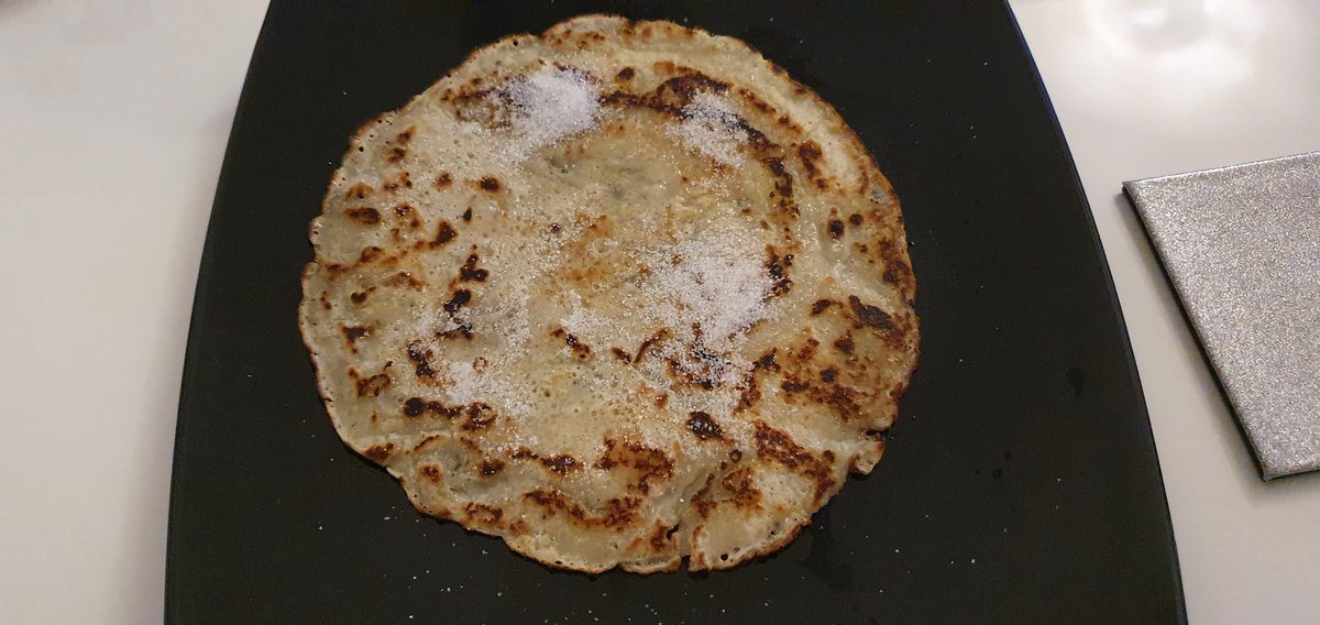 Normsi2's tweet photo. Happy #PancakeDay everyone!
Having mine simple
#classic 👌🥞
White sugar &
lemon 🍋
#OldSchool
#YouKnowItsRight 😊😉👍 https://t.co/ldnwMb00mf