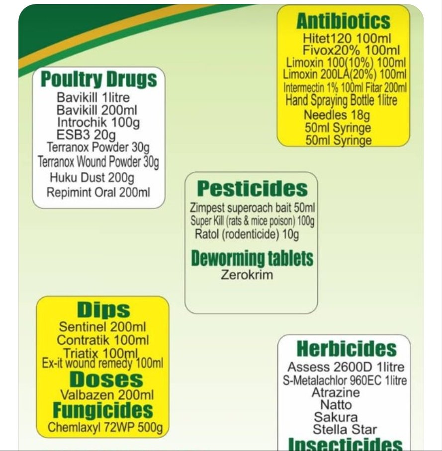 MutsiyoT's tweet photo. @RealTalkFadzie AGROCHEMICALS available. We also take bulk orders and do deliveries. +263719498016 App,Call. https://t.co/qnOQ3LN3d0