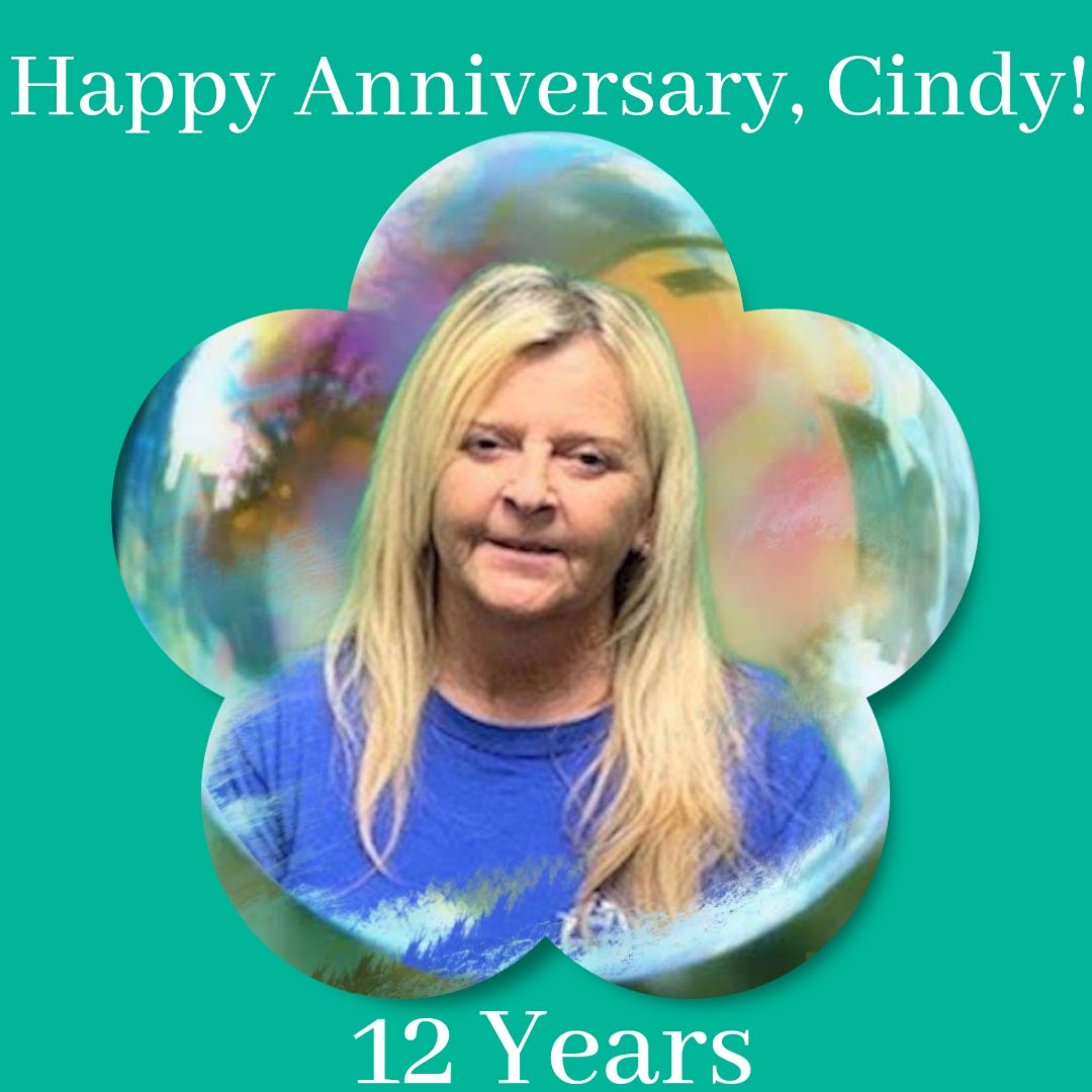 Happy Anniversary, Cindy! 🎉 We are so happy you've been with us for 12 amazing years! Thank you for all your hard work! 🎉🎉🎉🎉 #anniversary #celebrations #12years #Amazing #Charleston #SC
