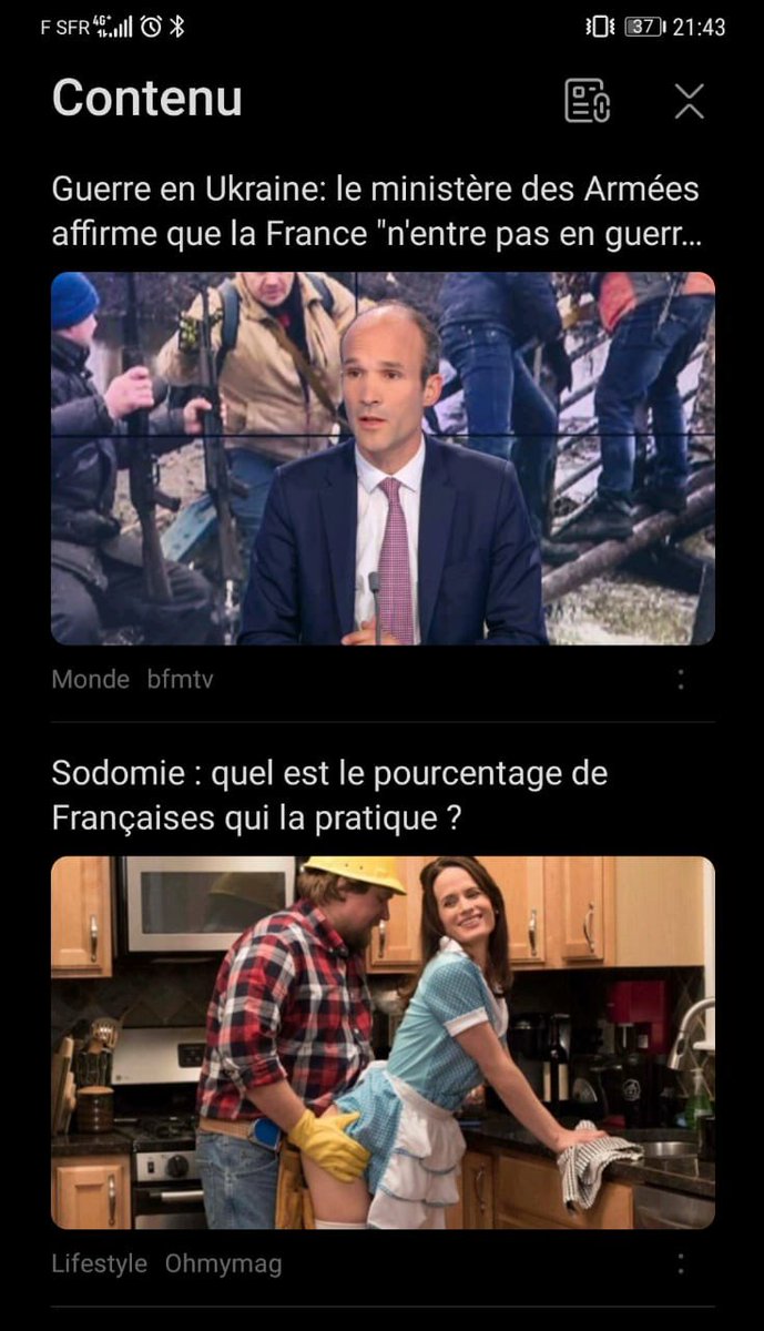 Sympa le fil d’actualité. Des problématiques importantes.