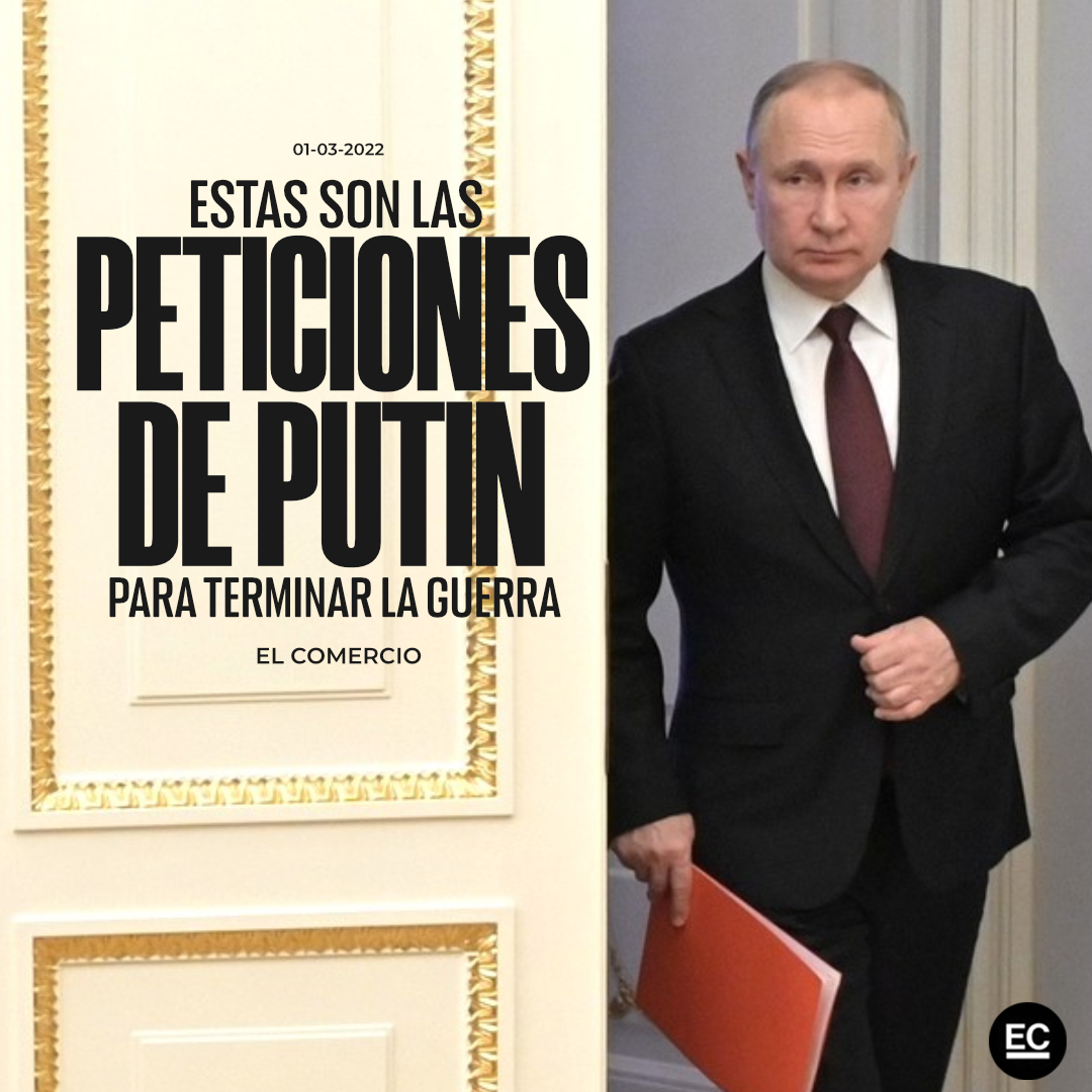 elcomerciocom's tweet photo. El presidente de #Rusia, Vladimir Putin, se reunió con su homólogo francés, Emmanuel Macron, y le expresó sus condiciones para terminar la guerra contra #Ucrania » https://t.co/MFYxdYv20h https://t.co/2OYQC6lhPa