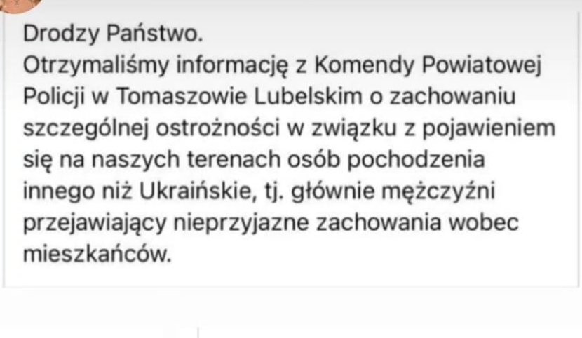 Machlito420's tweet photo. ❗Ku przestrodze❗
Tego nie powiedzą Wam w telewizji, wsie i miasta przygraniczne zalane są falą imigrantów i nie są to w większości obywatele Ukrainy, lecz między innymi Afganistanu i Nigerii wykorzystujący brak kontroli na granicach! 
(1/2) 
#Przemyśl #imigranci #wojna https://t.co/OJmg5m41T3
