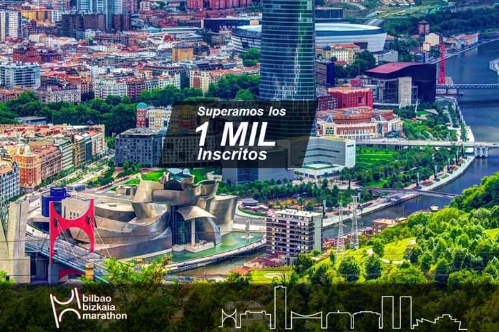 bbmarathon's tweet image. Más de 1.000 🏃‍♀️🏃 inscritos para la @bbmarathon 💪 en su primera edición.

1.000 korrikalari baino gehiago 😍 izena eman dute Bilbao Bizkaia Marathon an 🤩.

More than 1.000 runners 🏃‍♀️🏃 have already registered for the Bilbao Bizkaia Marathon 🤙.