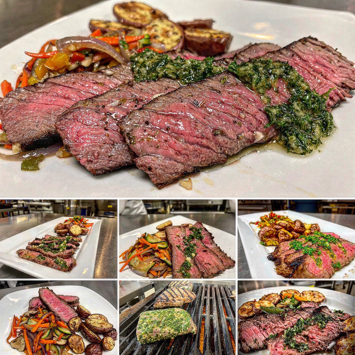 chefcraigsWC's tweet photo. Wow!!! - They Brought Their A Game today 🔥🔥🔥!!! Grilled Beef Chimichurri with Roasted Baby Red Potatoes and a Sautéed Vegetable Medley   @acpsk12 @alexcitytitans @altonbrown https://t.co/1AUFD9qKT8