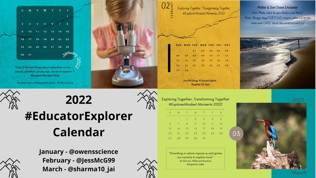 KipHottman's tweet image. #Shoutout to @LSKlearning for creating a beautiful 2022 calendar highlighting a different #EducatorExplorer each month! I ♥️ learning from this AMAZING community &amp;amp; look forward to meeting more #EducatorExplorers this year! #ExplorerMindset