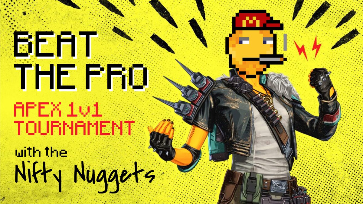 NuggetsNifty's tweet photo. You think you have what it takes to beat an APEX pro?

10 raffle winners will play APEX against @AcendClub #pro @PostKill98 for one entry into Nuggsville!

March 5, 9pm UTC

Follow the link below to the google form for raffle entry. 48hrs. 

https://t.co/mpgcldvFzY https://t.co/uVlVSJlqdW