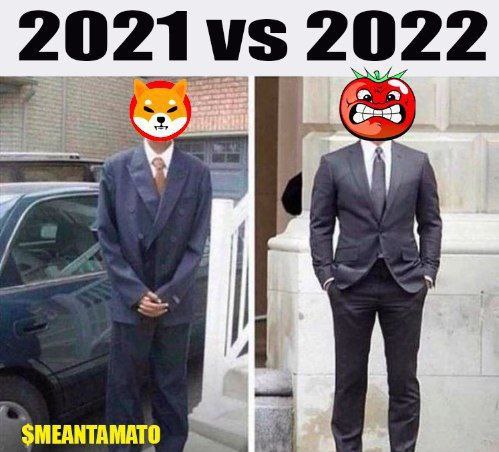MeanTamato's tweet photo. IF YOU WANT TO BE PART OF THE MEANEST COMMUNITY TAG 3 FRIENDS AND RETWEET THIS POST AND SEE WHAT HAPPENS. WE DARE YOU!

@ShibInfo @PackSaitamawolf @RealFlokiInu @HogeFinance @dogecoin https://t.co/17BwBYC8xo