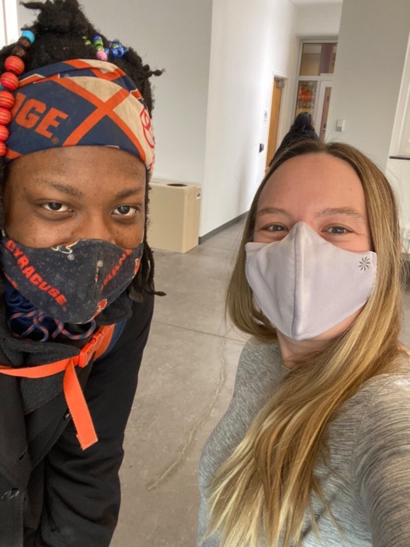 So glad that 🍊ne year later since my last year in person graduation commencement 
I return back to <a href="/SyracuseU/">Syracuse University</a> to visit friends, faculty and staff as a SU alumni 👨‍🎓