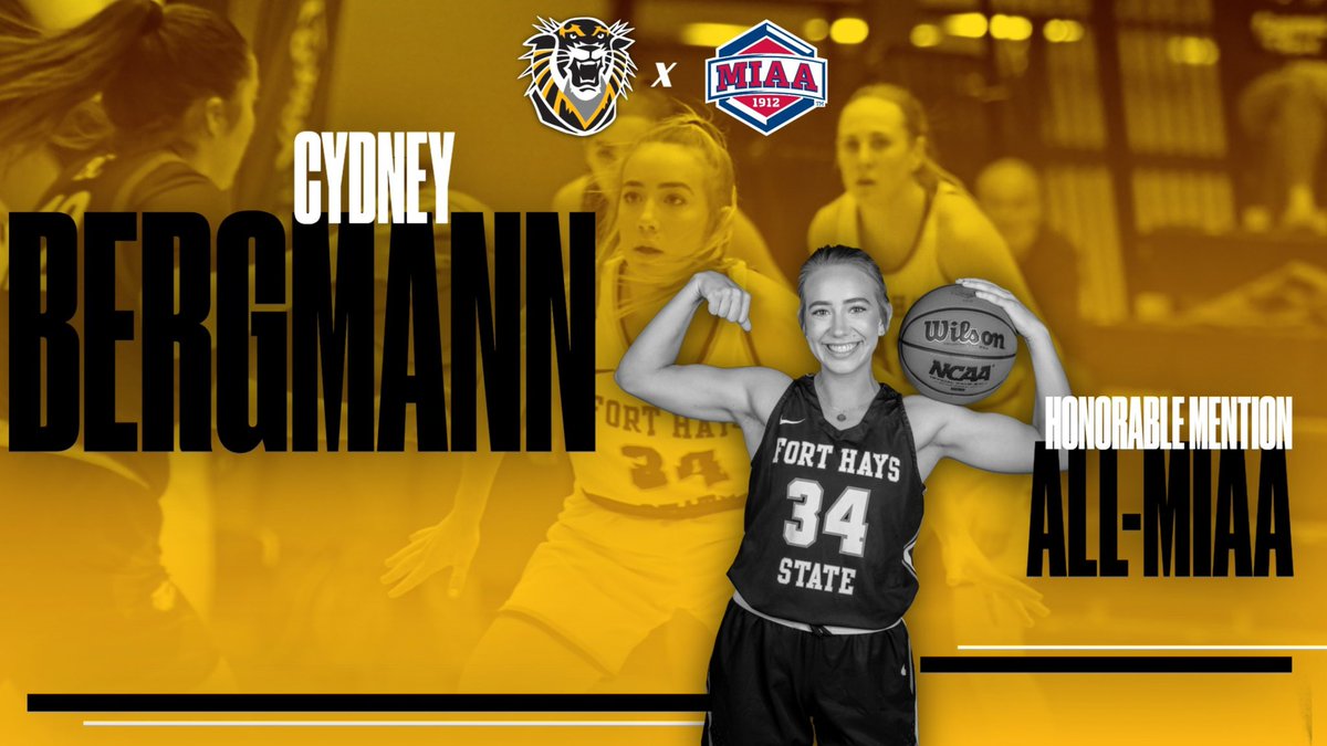 FHSUWBB's tweet image. Cydney Bergmann receives honorable mention status for the second year in a row!