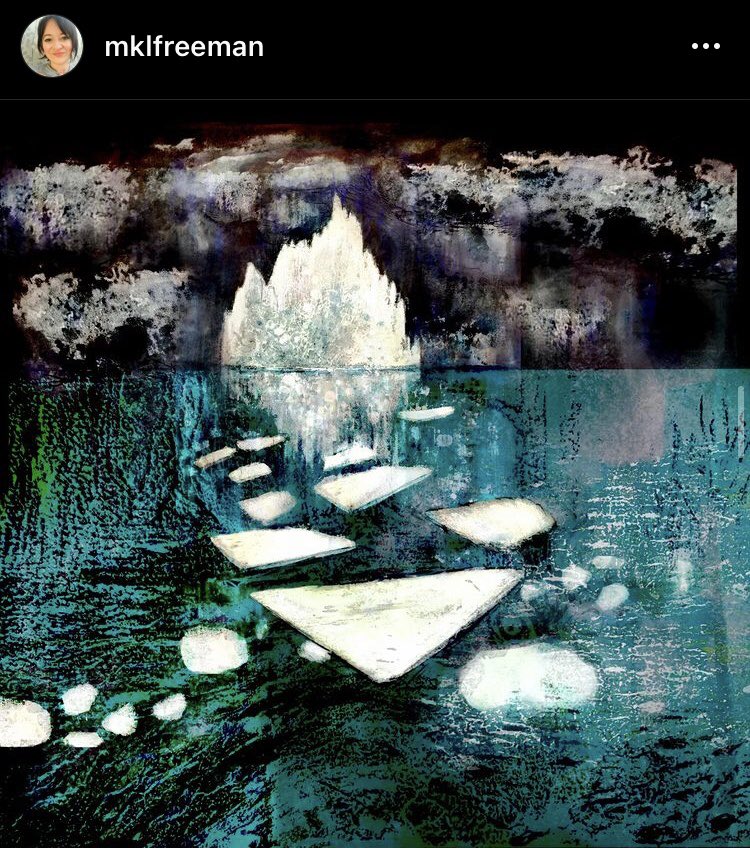 <a href="/mklfreeman/">Michelle Freeman</a> “The Glass Mountain." Revisiting themes and images that emerged almost exactly a year ago, on the cusp of and amidst mental collapse. Creating a short story for a collaborative graphic book made with kick-ass feminist international creative collective: Drawn Together