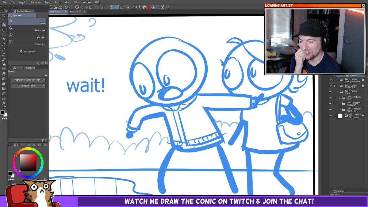LoadingArtist's tweet image. LIVE! Starting a new comic soon on twitch, see ya there

twitch.tv/loadingartist