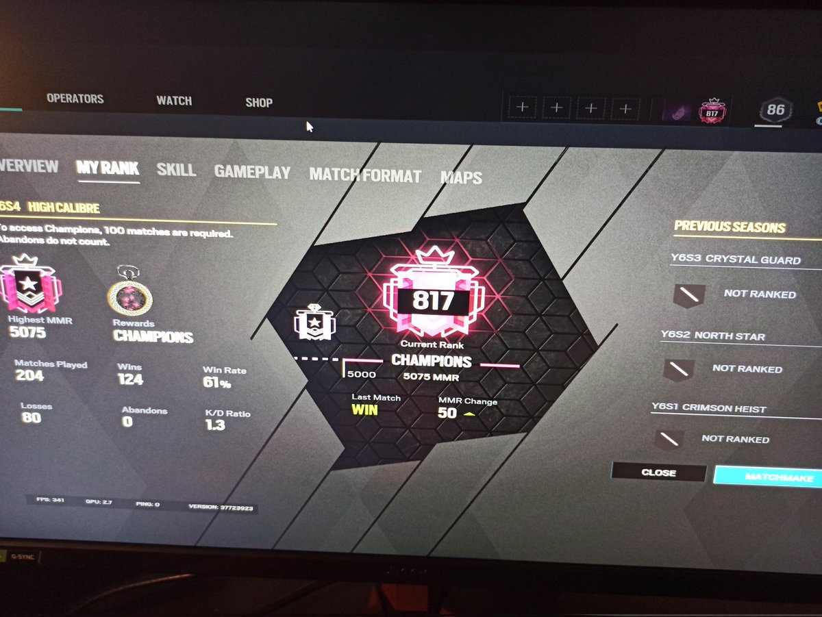 first season on pc and already a champion