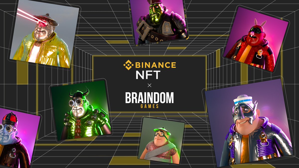 We are pleased to partner with <a href="/TheBinanceNFT/">Binance NFT</a>!🤝

100 NFTs from the 3D Brian NFT collection will be listed in Binance NFT

Binance NFT is part of the @Binance crypto exchange

To celebrate, 5 WL &amp; 1000$ worth of BNB in total🎁

Follow @Braindompuzzle &amp; <a href="/TheBinanceNFT/">Binance NFT</a>, Like and RT
