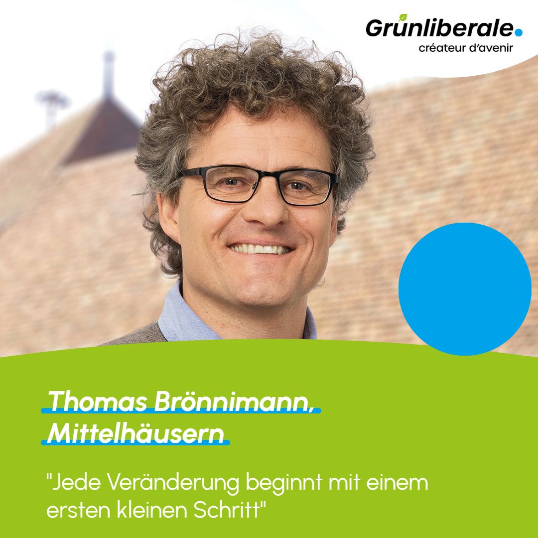 Wir stellen vor: Könizer Kandidierende für die #grossratswahlen2022. Heute <a href="/3098_thomas/">Thomas Brönnimann 3098</a>, Gemeinderat Köniz. «Seit 12 Jahren setze ich mich im Grossrat für grünliberale Politik ein. Je länger desto erfolgreicher. Eure Stimme würde mich motivieren.» <a href="/glp_bern/">Grünliberale Stadt Bern</a>    #gutfürBern
