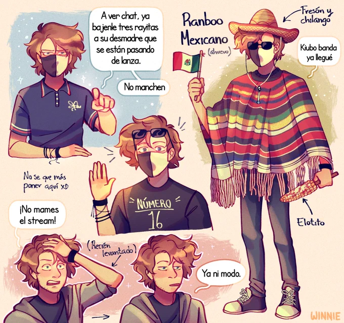 Ranbu nuestro amado pero mexicano#ranboofanart #Ranboo 