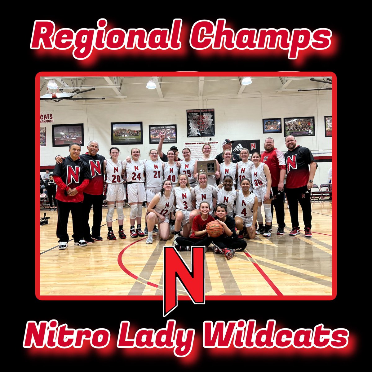haus_media's tweet photo. State Bound, AGAIN! 🏀🏆 #Congrats @girls_nitro &amp; Coach @p_jones40 https://t.co/DVwozPO6QZ