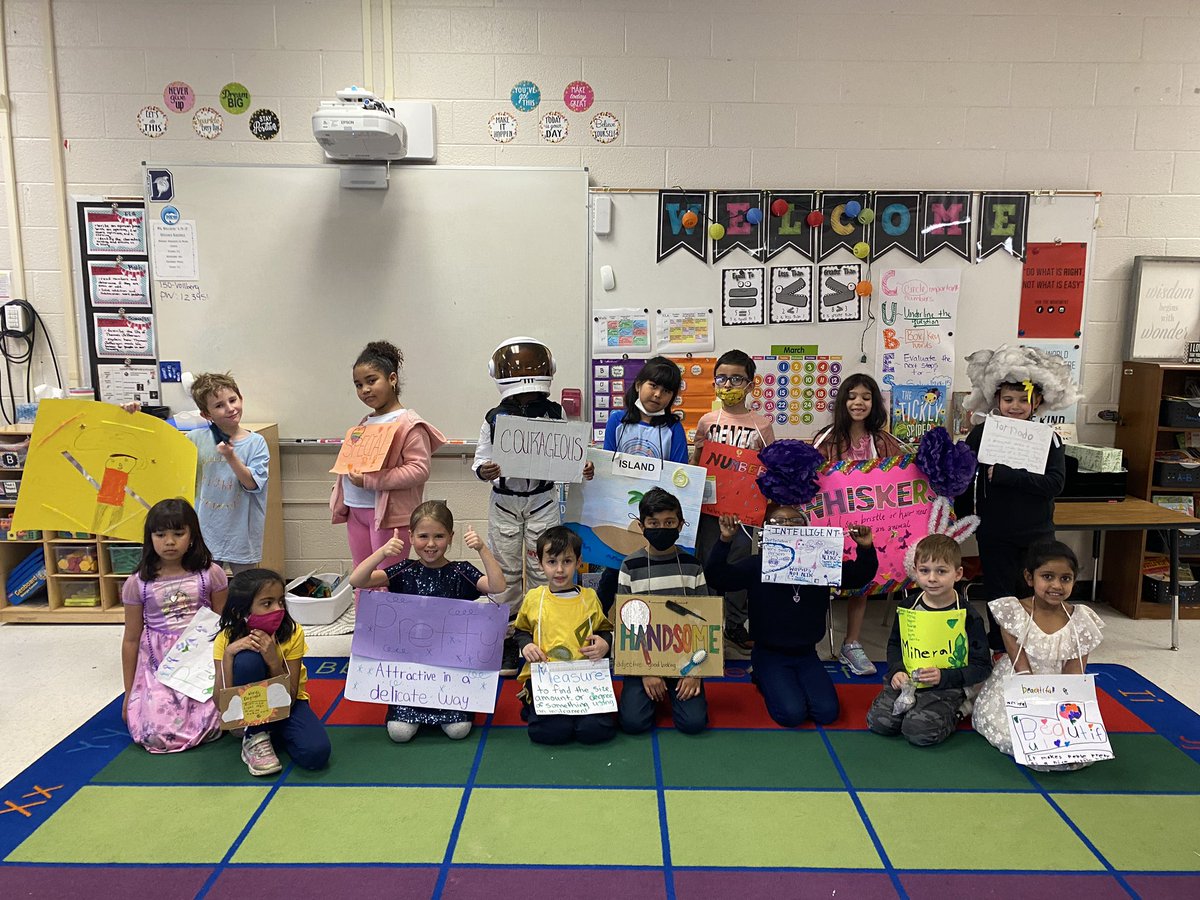 We had so much fun today at our first ever Vocabulary Parade <a href="/DolvinES/">Dolvin ES</a>. Thanks <a href="/NolesAdventures/">Mrs. Noles</a> for all of your planning abs hard work. We loved it!!!