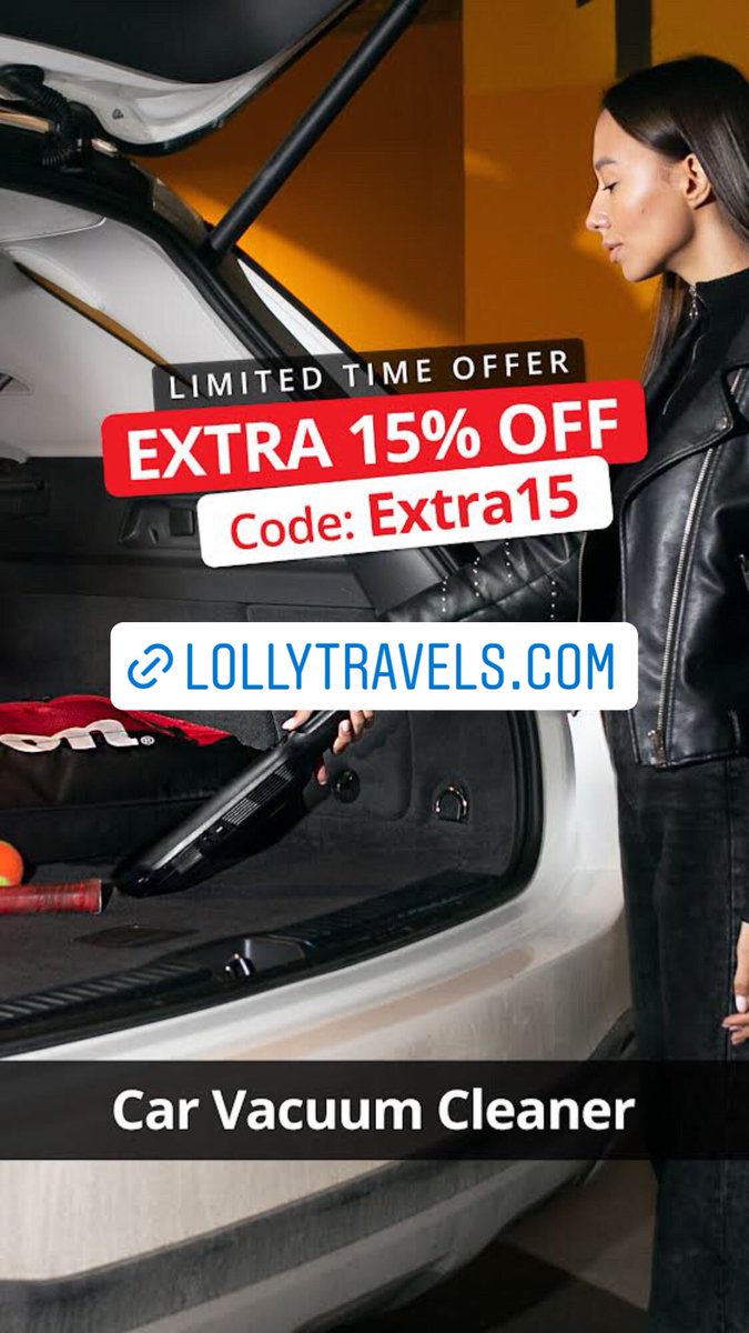 lollytravels's tweet photo. Keep your car clean with minimal effort! 🚘🌟Our customers have spoken. And they’re loving this auto must-have.👍🏻

https://t.co/7vVcE1jiTQ

.
.
.
#carlovers #cleancar #portable #vacuum #caraccesorieshop #caraccesories https://t.co/49zNoZWPBm
