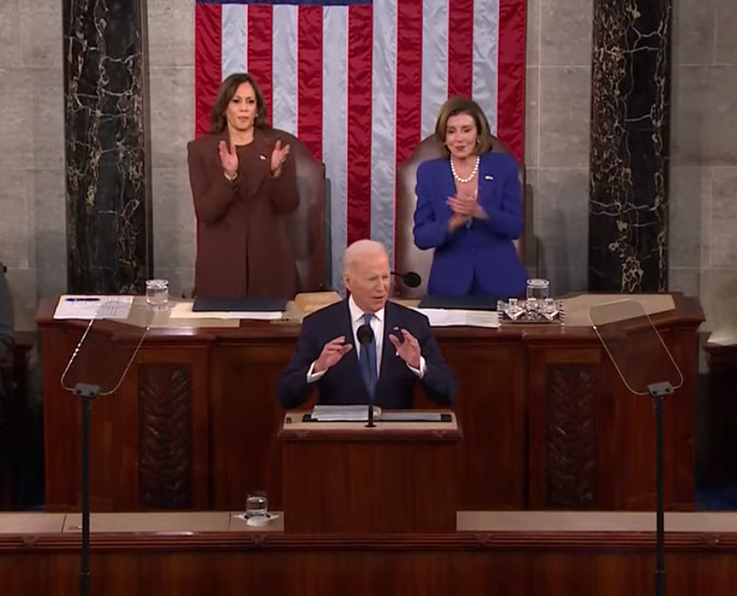 Two seats at the dais.

#SOTU2022