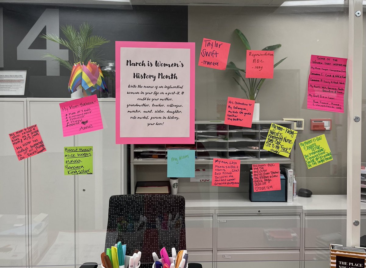 What a perfect way to kick off Women’s History Month! Honoring all the truly incredible women that have impacted us in our lives! I can’t wait to see this fill up each day in the coming weeks.🎯❤️
