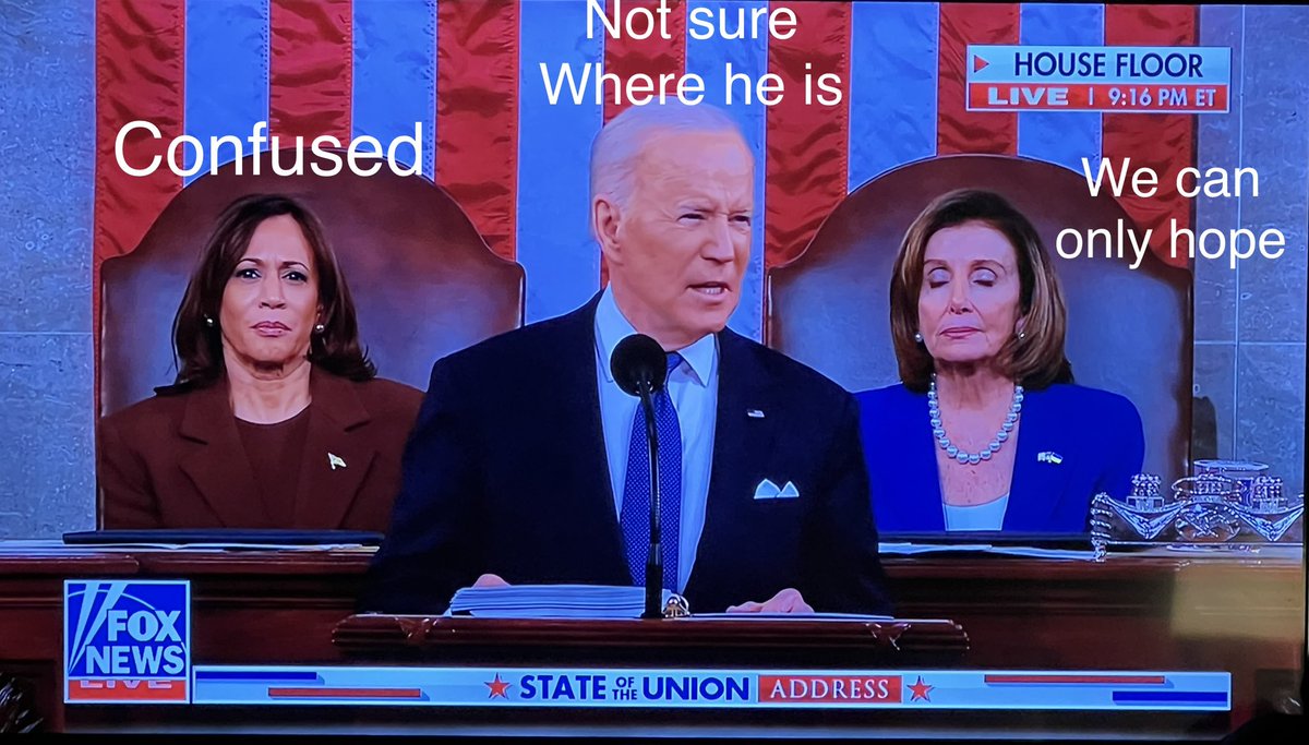proudz1onist's tweet image. #SOTU #SOTU2022 #Biden #KamalaHarris #Pelosi #ThisIsAmerica