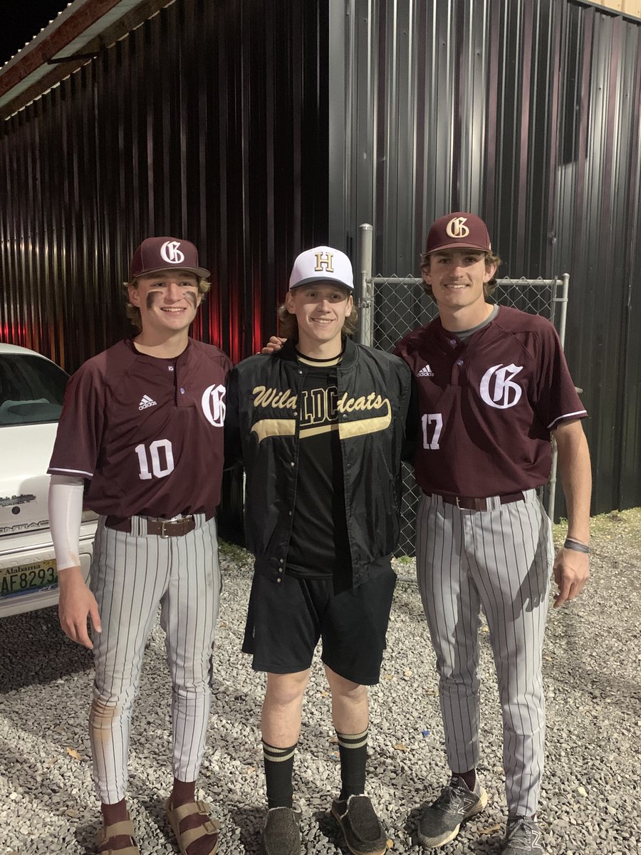 Always great to see my old friends and team mates! It didn’t go our way tonight, but these friendships will last forever!! Good Luck the rest of the way! <a href="/EliMooreGHS/">Eli Moore</a> <a href="/SaltersJd/">JD Salters</a>