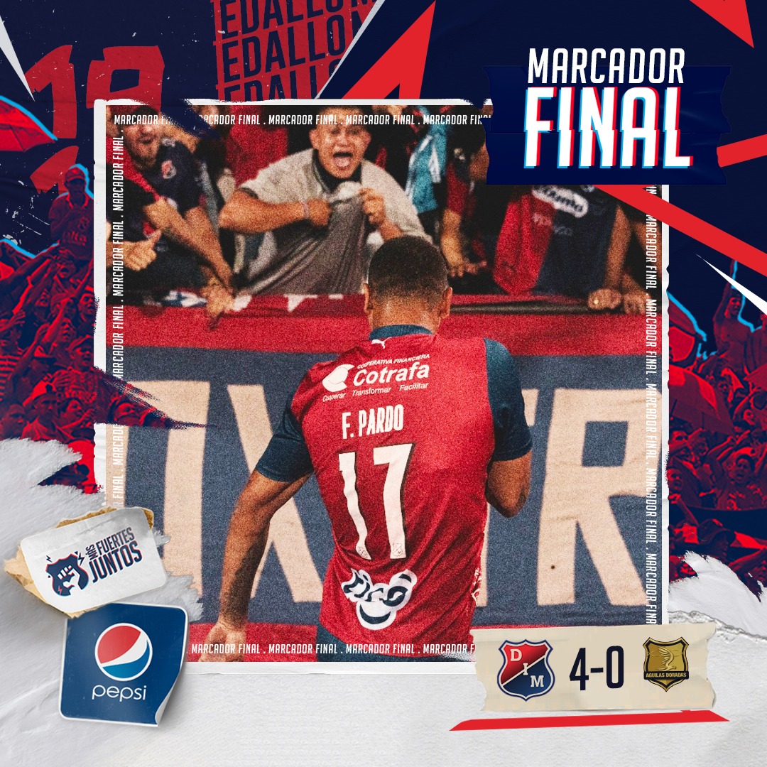 DIM_Oficial's tweet image. [Marcador final 🔴🔵] 

Goleada del #Poderoso ante su gente con anotaciones de Pardo, Pineda, Arregui y Pons. 

🔴 🔵#VamosPoderoso
#MásFuertesJuntos