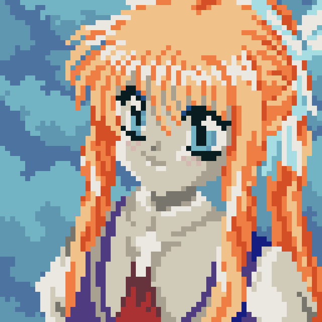 Andrei_202020's tweet photo. 64x64 portrait of Misuzu! It's for a palette challenge I will be doing until the end of this month, each day a new drawing with different palette! #pixelart #aseprite #art #arte #draw #anime #pixelfortress #air #key #keyvisualarts #kamiomisuzu #misuzu #神尾観鈴 https://t.co/JGHQFY8WsE