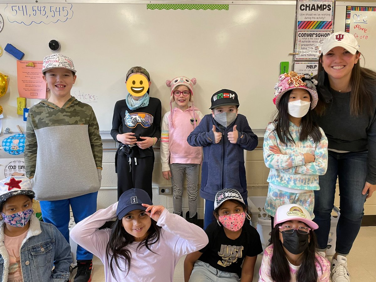 MsNathansNews's tweet photo. Celebrating hat day for Read Across America week! #IGinspires #RTSD26learns https://t.co/rtcuvHidsN