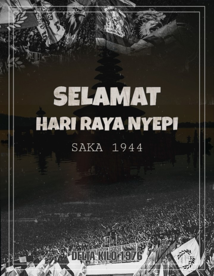 Selamat Hari Raya Nyepi.
Mari kita hening sejenak, tinggalkan hingar bingar kehidupan, kembali ke diri sendiri.