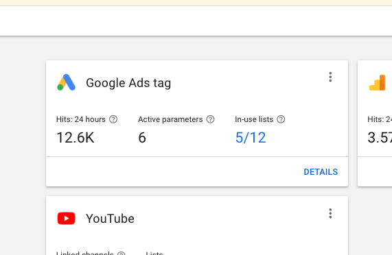 to do this you need to set up your "Google Ads Audience Tag" 

make sure it's firing on all pages of...