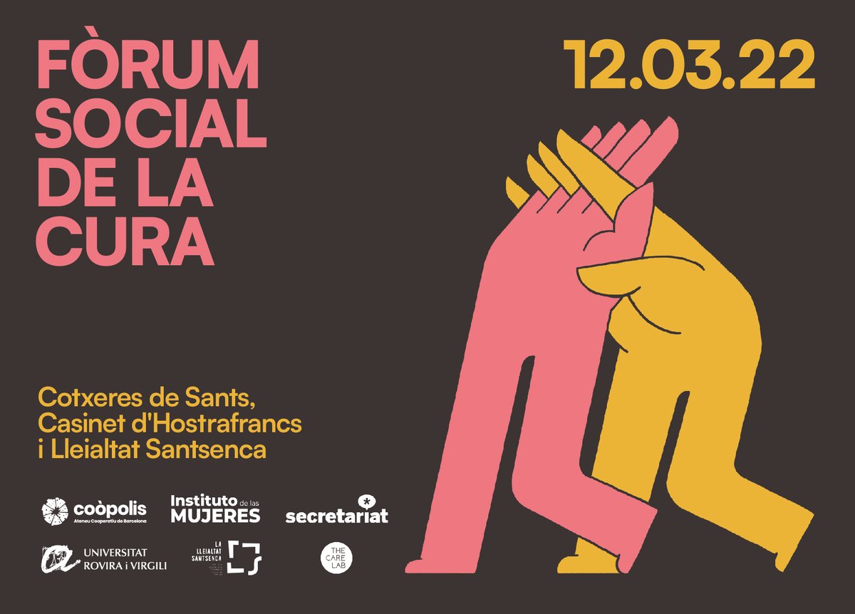 associacionsbcn's tweet photo. Hem participat en taller del #ForumSocialCura, aportant la visió de les #associacions sobre els reptes i necessitats en la participació i la co-governança de la cura

Ens hi veiem presencialment el 12/03! #TenimDretaCura

Més informació i inscripcions 👉 https://t.co/WCMP9jLhso https://t.co/8oX2XeKYzg