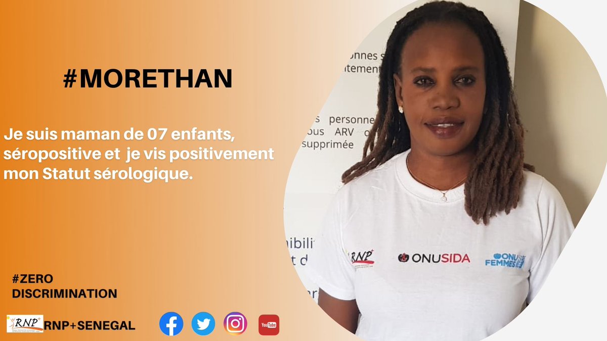 Rnpplus's tweet photo. @Rnpplus 
#MORETHAN

Le RNP+ s'engage dans la campagne #MORETHAN pour combattre la discrimination et pour mettre fin au SIDA. 
Nous devons agir, ensemble !

@TraceSenegal
@gycaswell
@VolginaSasha
@gycaswell
@Yplus_Global
@titirufu
@UNAIDS
@GlobalFund
@ilo
@UNFPA
@INPUD
@HIV https://t.co/YP33OD3SHb