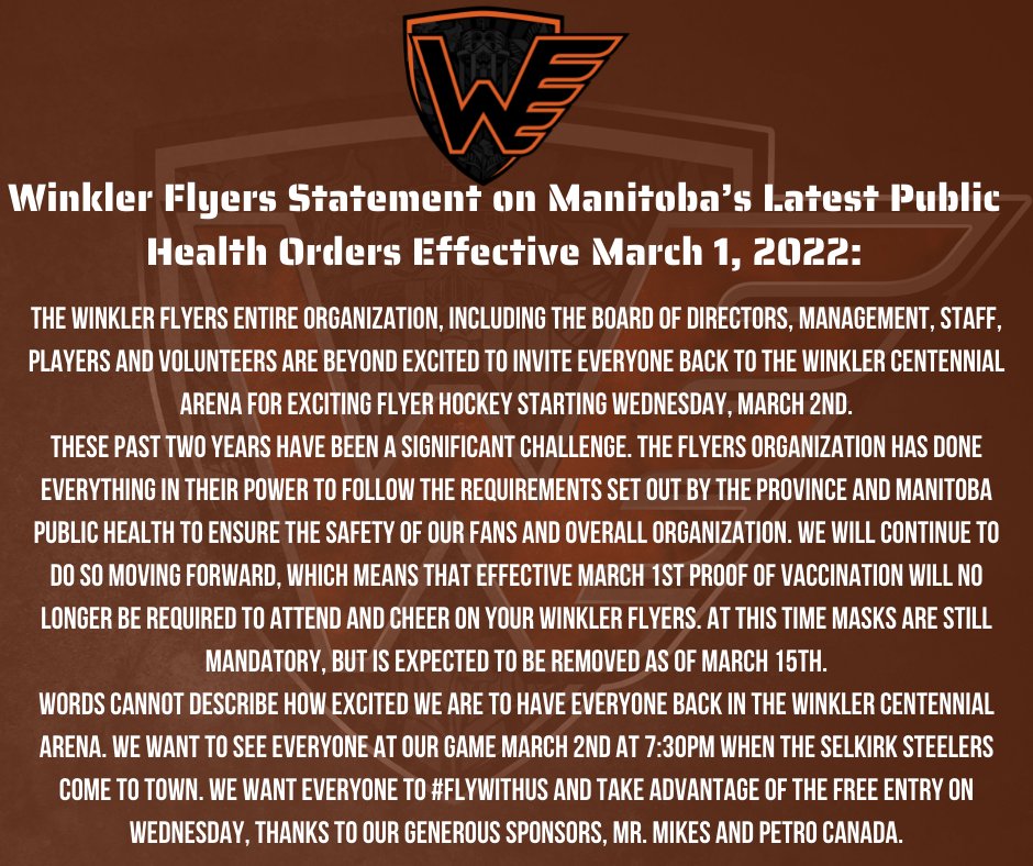 Winkler Flyers tweet media
