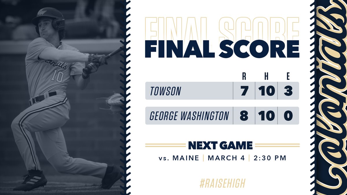 GW Baseball tweet media