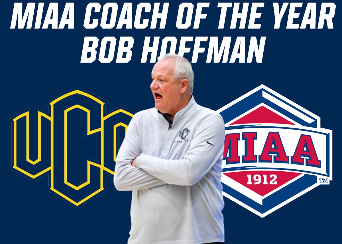 ucoathletics's tweet photo. Congratulations, coach! 

MIAA regular season champs
23-5, 18-4 MIAA
No. 1 MIAA scoring offense, 82.9 PPG

@UCOMBB x #RollChos https://t.co/AWfUbXCeAr