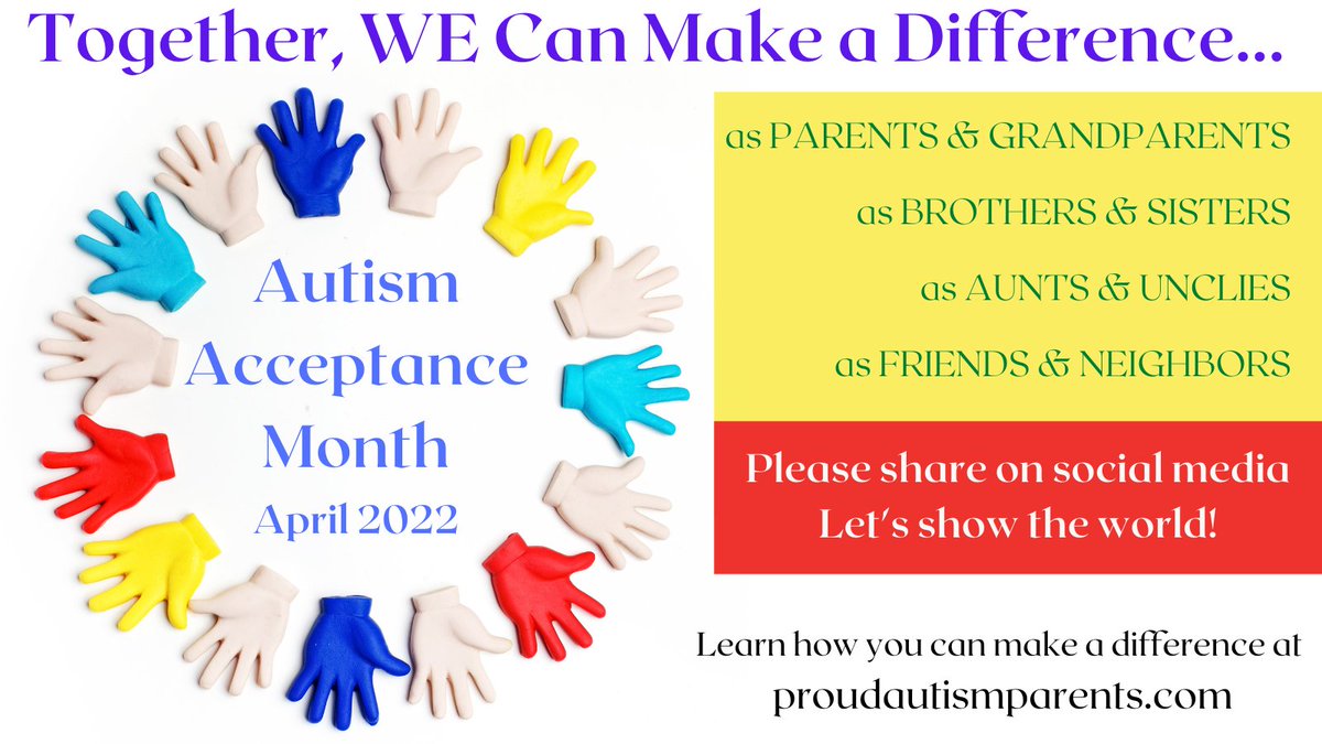 ProudAutism's tweet photo. Autism Acceptance/Awareness Month is only a month away.  Click https://t.co/vWQn2THEIk for how-to tips for how to get involved.  #Autism #AutismAcceptance #AutismAwareness @ProudAutism https://t.co/JSswbAb2hr