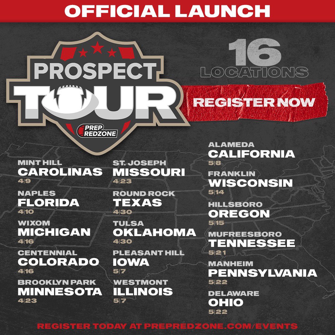 PrepRedzone's tweet photo. 𝙒𝙝𝙚𝙧𝙚 𝙥𝙡𝙖𝙮𝙚𝙧𝙨 𝙗𝙚𝙘𝙤𝙢𝙚 𝙥𝙧𝙤𝙨𝙥𝙚𝙘𝙩𝙨.

Coming to a city near you! 

Full event list ⤵️
https://t.co/70ocTlEHGh https://t.co/llEAMdtRAi