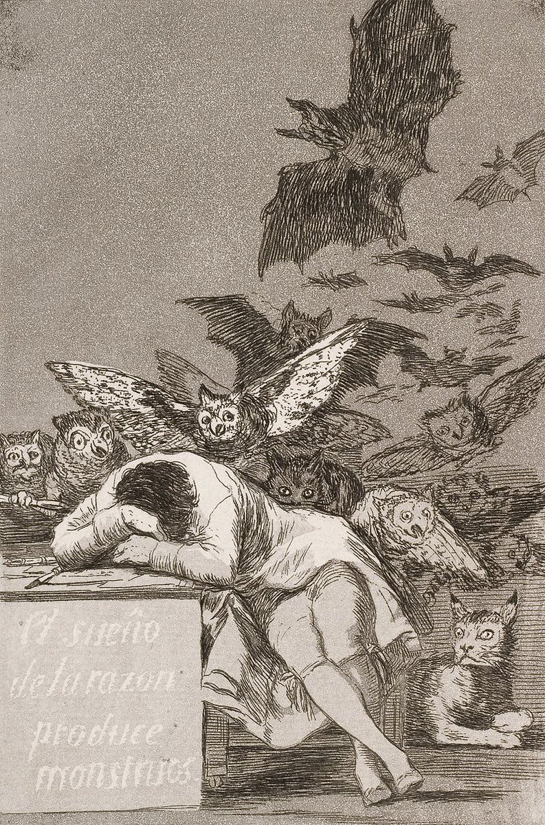 RT @literatura_rte: The Sleep of Reason Produces Monsters
Francisco de Goya https://t.co/sp2MQAMKVz