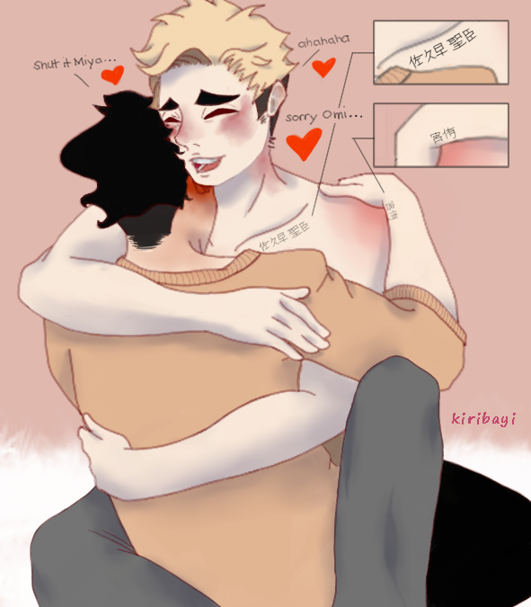 kiribayi's tweet photo. Day 2 entry for skts Fluff Week in 2021

link to the thread fic entry: https://t.co/1RKg424Cf6

#Haikyuu #하이큐 #ハイキュー https://t.co/QzQBNBOWnH