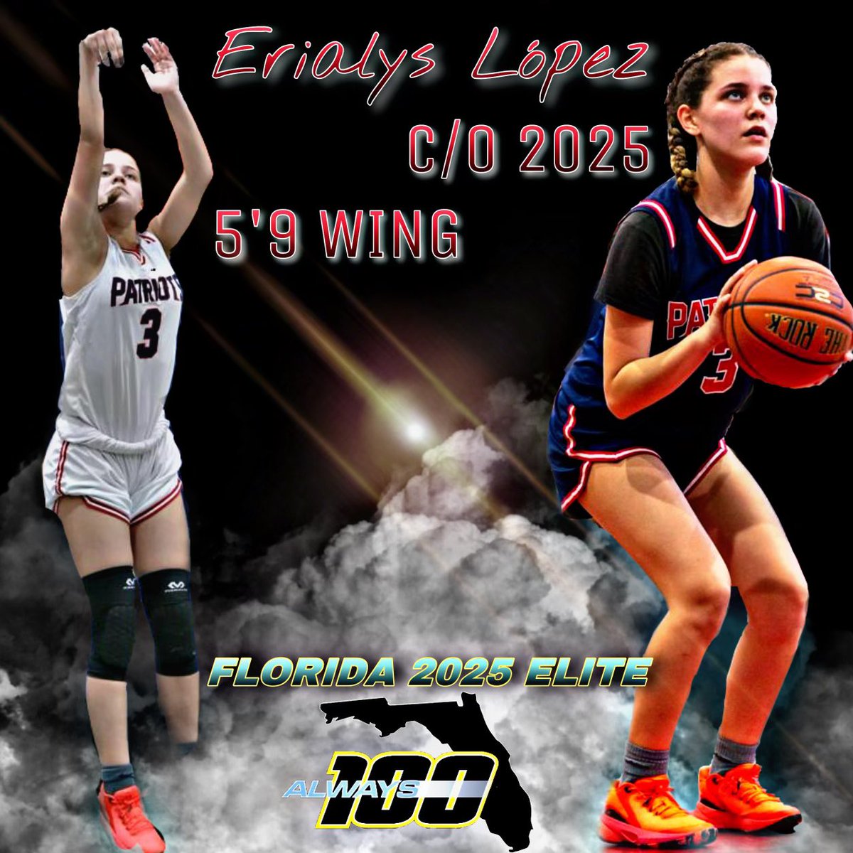 Central Florida/NC Girls Grassroots Basketball (@fl_nc_gbb) on Twitter photo We’d like to welcome Downey Christian 5’9 <a href="/ErialysL/">Erialys Lopez</a> to our roster. Erialys’s a wing w/ tremendous defensive skills, who’s become a strong shooter. We’re excited to have her with us this 22 season.
<a href="/CoachGFarley/">Coach G Farley</a> <a href="/vjhAlways100/">Always 100</a> @CoachCollazo <a href="/PGHFlorida/">Prep Girls Hoops Florida</a> <a href="/SUTSReport/">SUTS Report</a> <a href="/tperkinsbball23/">Tony Perkins (Florida Basketball Bulletin)</a> We’d like to welcome Downey Christian 5’9 <a href="/ErialysL/">Erialys Lopez</a> to our roster. Erialys’s a wing w/ tremendous defensive skills, who’s become a strong shooter. We’re excited to have her with us this 22 season.
<a href="/CoachGFarley/">Coach G Farley</a> <a href="/vjhAlways100/">Always 100</a> @CoachCollazo <a href="/PGHFlorida/">Prep Girls Hoops Florida</a> <a href="/SUTSReport/">SUTS Report</a> <a href="/tperkinsbball23/">Tony Perkins (Florida Basketball Bulletin)</a>