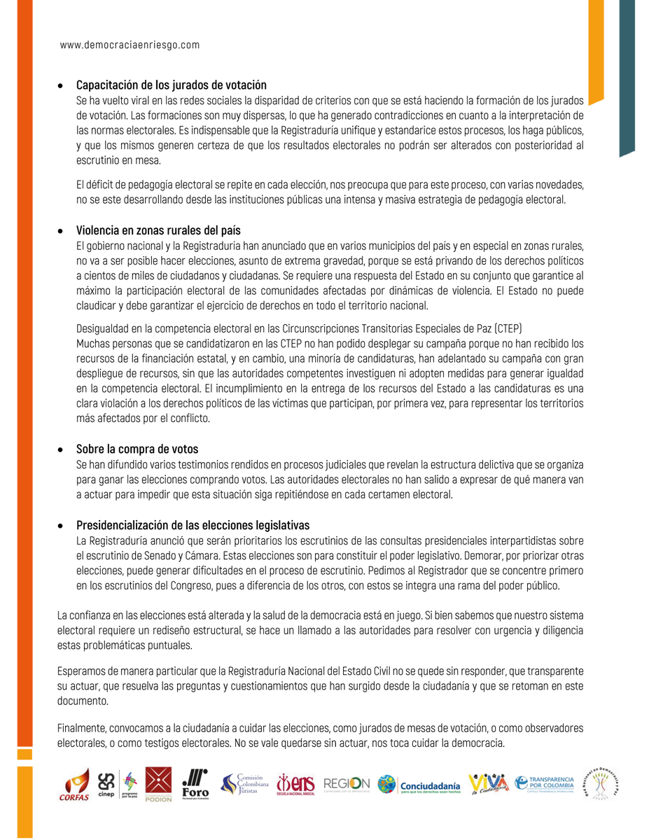 CorpRegion's tweet photo. ⚠️#AlertaDemocraciaEnRiesgo ⚠️

📄 Lee el comunicado completo en 👇
https://t.co/euy77ScXRB https://t.co/K1wmvN31vM