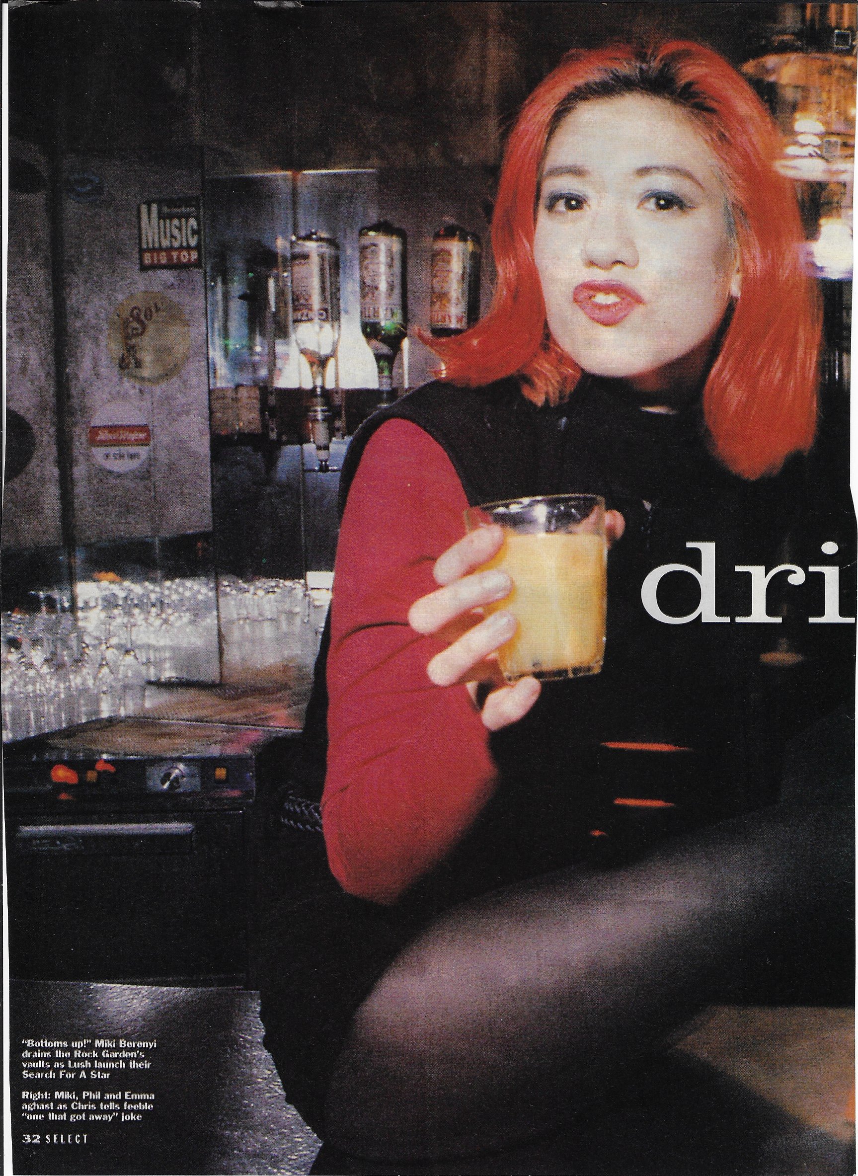 Miki Berenyi It S True I Ve Had A Couple Of Martinis But Reading Through This Has Make Me Laugh Out Loud At The Stupid Fun We Used To Have Together As