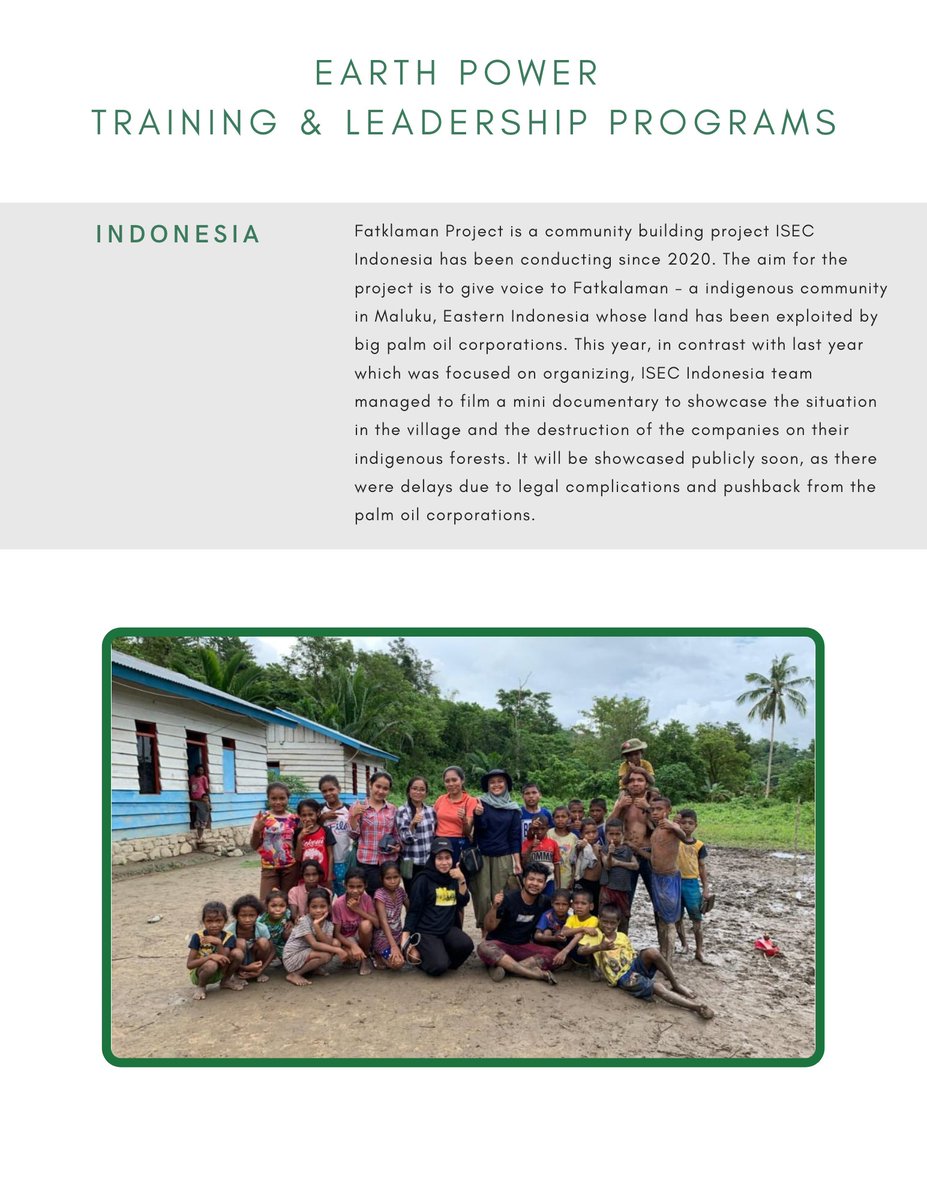 Our 2021 annual Report is now released and <a href="/isecoalition/">International Student Environmental Coalition</a> accomplished so much as an organization despite the challenges. #ClimateJustice cannot wait and we'll keep championing #climateaction around the world.
We're thankful to all who support the #climate movement