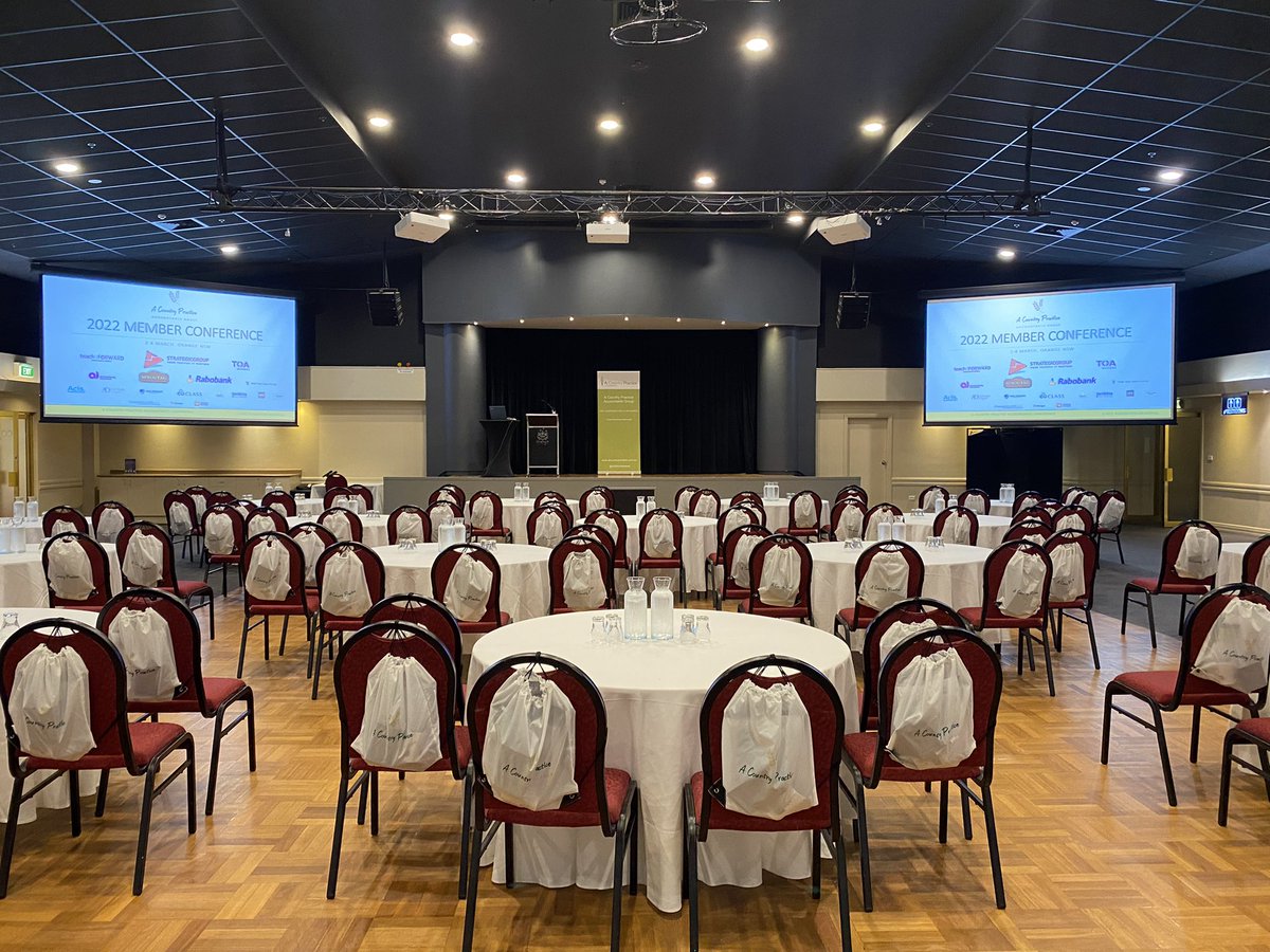 Super excited for day one of A Country Practice Accountants member conference - kicking off today #ACPconference #acountrypracticeaccountants