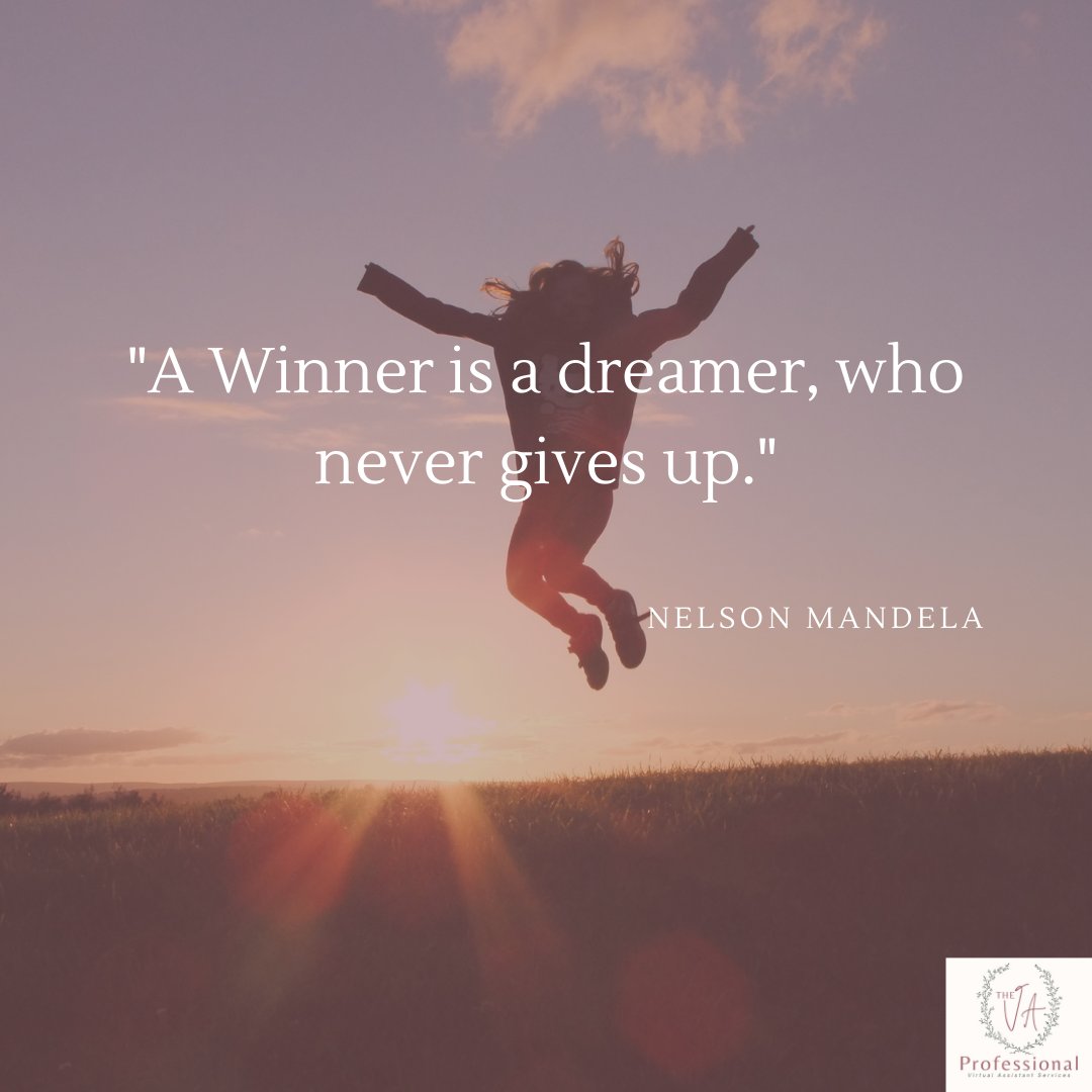 Never give up on your dreams. You can create your ideal life. It's never too late.  thevaprofessional.com  #entrepreneurs #businessowners