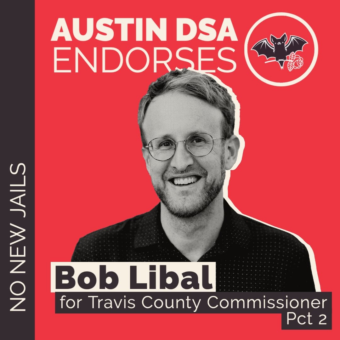 Austin DSA tweet media
