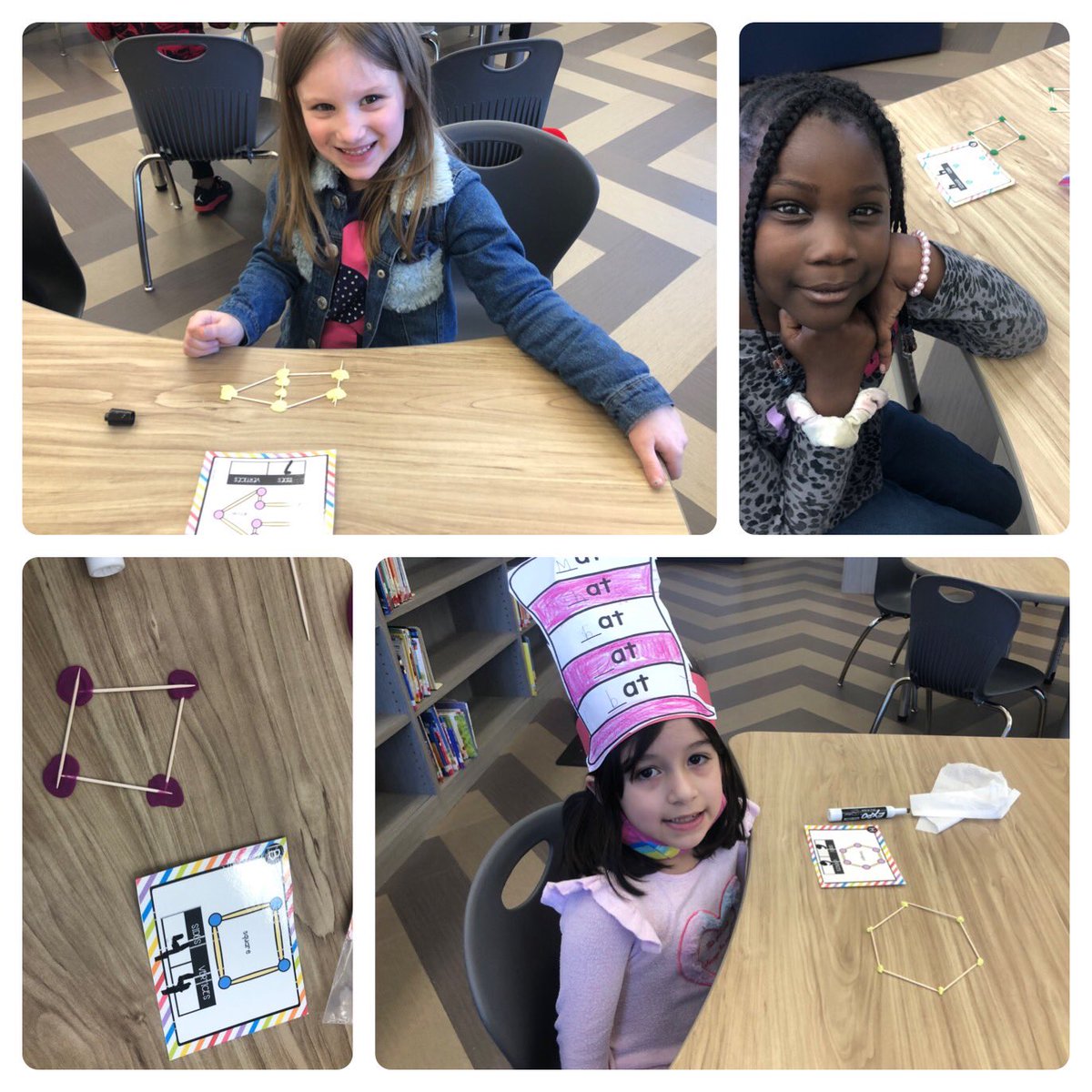 “When a Line Bends, A Shape Begins” activity with kindergarten students gave them an opportunity to make shapes using toothpicks and play doh. <a href="/TCBOE/">Talladega Co Schools</a> @SycamoreElemen1 #limitless #LeadingtheWay <a href="/StanleyAlissa/">Alissa Stanley</a>