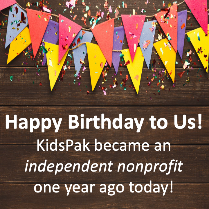 KidsPakCO's tweet photo. KidsPak has been an independent nonprofit for a year! KidsPak provides weekend meals to food-insecure students, allowing them to reach their full potential. This is achieved through partnering with our schools, community, donors, and volunteers. https://t.co/RA3EDxgLOx https://t.co/WrR3wWROJj